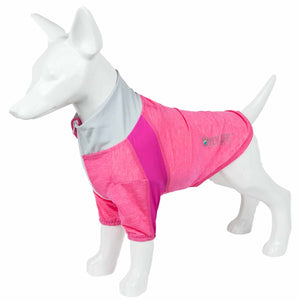 Pet Life  Active 'Chewitt Wagassy' 4-Way Stretch Performance Long Sleeve Dog T-Shirt - Pet Totality