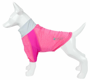 Pet Life  Active 'Chewitt Wagassy' 4-Way Stretch Performance Long Sleeve Dog T-Shirt - Pet Totality