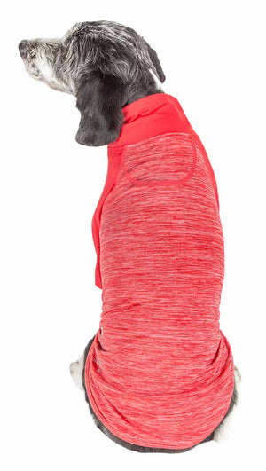 Pet Life  Active 'Chewitt Wagassy' 4-Way Stretch Performance Long Sleeve Dog T-Shirt - Pet Totality