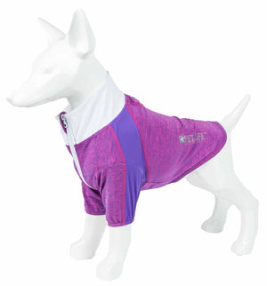 Pet Life  Active 'Chewitt Wagassy' 4-Way Stretch Performance Long Sleeve Dog T-Shirt - Pet Totality