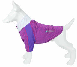 Pet Life  Active 'Chewitt Wagassy' 4-Way Stretch Performance Long Sleeve Dog T-Shirt - Pet Totality