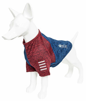 Pet Life  Active 'Hybreed' 4-Way Stretch Two-Toned Performance Dog T-Shirt - Pet Totality