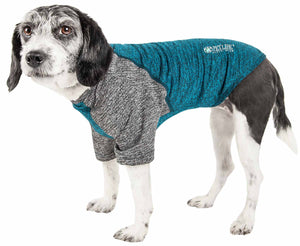 Pet Life  Active 'Hybreed' 4-Way Stretch Two-Toned Performance Dog T-Shirt - Pet Totality