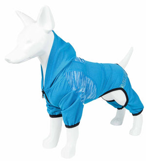 Pet Life  Active 'Pawsterity' Heathered Performance 4-Way Stretch Two-Toned Full Bodied Hoodie - Pet Totality