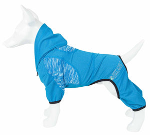 Pet Life  Active 'Pawsterity' Heathered Performance 4-Way Stretch Two-Toned Full Bodied Hoodie - Pet Totality