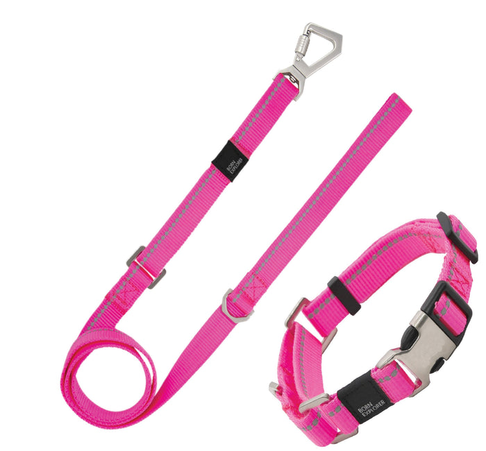 Pet Life  'Advent' Outdoor Series 3M Reflective 2-in-1 Durable Martingale Training Dog Leash and Collar