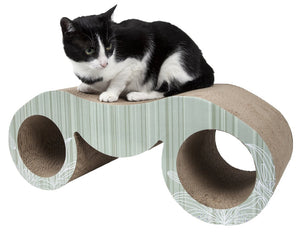 Pet Life Binocular Ultra Premium Modern Exquisite Contoured Cat Scratcher - Pet Totality