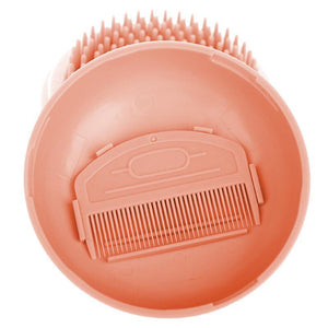 Pet Life  'Bravel' 3-in-1 Travel Pocketed Dual Grooming Brush and Pet Comb - Pet Totality