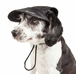 Pet Life  'Cap-Tivating' Uv Protectant Adjustable Fashion Dog Hat Cap - Pet Totality