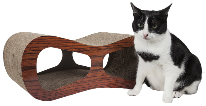 Pet Life Cat-Eyed Ultra Premium Contoured Lounger Designer Cat Scratcher