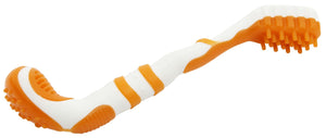 Pet Life  'Denta-Brush' TPR Durable Tooth Brush and Dog Toy - Pet Totality
