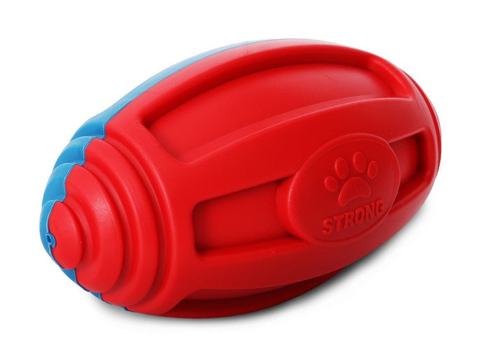 Pet Life Gridiron Football Durable Water Floating Chew And Fetch Dog Toy