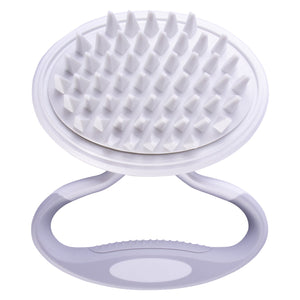 Pet Life  'Gyrater' Swivel Travel Silicone Massage Grooming Pet Brush - Pet Totality