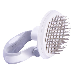 Pet Life  'Gyrater' Travel Self-Cleaning Swivel Grooming Pet Pin Brush - Pet Totality