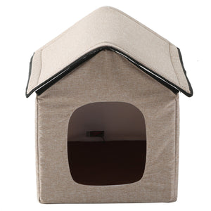 Pet Life "Hush Puppy" Electronic Heating and Cooling Smart Collapsible Pet House - Pet Totality