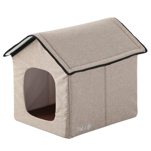 Pet Life "Hush Puppy" Electronic Heating and Cooling Smart Collapsible Pet House - Pet Totality
