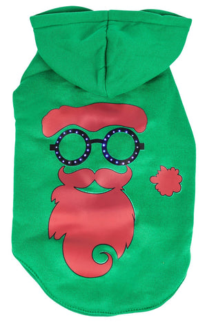 Pet Life LED Lighting Cool Santa Shades Hooded Sweater Pet Costume - Pet Totality