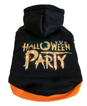 Pet Life LED Lighting Halloween Party Hooded Sweater Pet Costume - Pet Totality