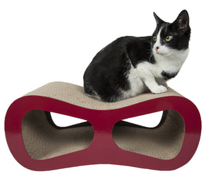 Pet Life Modiche Ultra Premium Modern Designer Lounger Cat Scratcher - Pet Totality