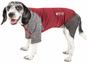 Pet Life ® Active 'Hybreed' 4-Way Stretch Two-Toned Performance Dog T-Shirt - Pet Totality