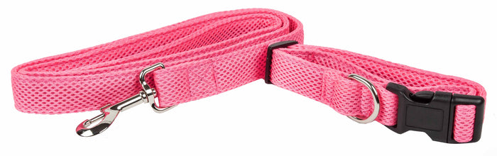 Pet Life ® 'Aero Mesh' 2-In-1 Dual Sided Comfortable And Breathable Adjustable Mesh Dog Leash-Collar