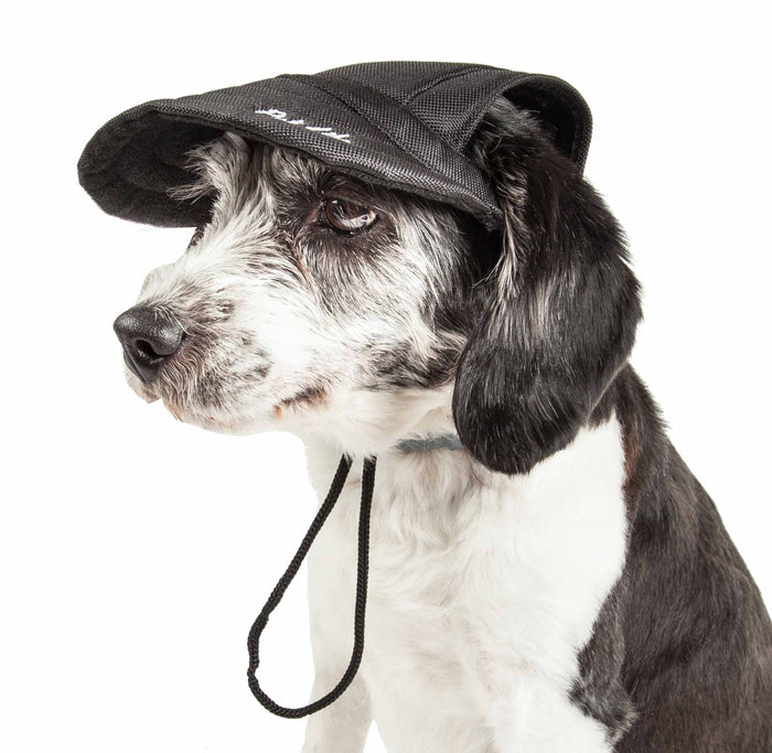 Pet Life ® 'Cap-Tivating' Uv Protectant Adjustable Fashion Dog Hat Cap