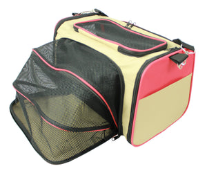 Pet Life Roomeo Folding Collapsible Airline Approved Pet Dog Carrier Crate - Pet Totality