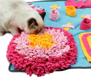 Pet Life  'Sniffer Snack' Interactive Feeding Pet Snuffle Mat - Pet Totality