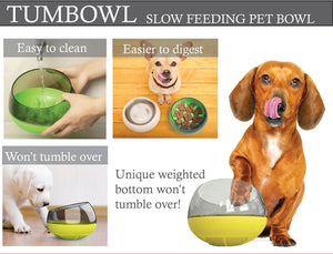 Pet Life  'Tumbowl' Slow Feeding Pet Bowl - Pet Totality