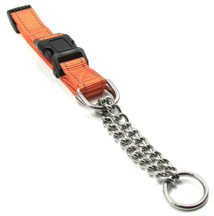Pet Life  'Tutor-Sheild' Martingale Safety and Training Chain Dog Collar - Pet Totality