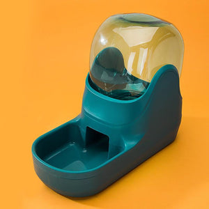 Pet Totality Automatic Waterer & Feeder: Green, Orange, Purple - Pet Totality