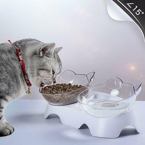 Pet Totality High Feeder Cat & Dog Bowl - Pet Totality