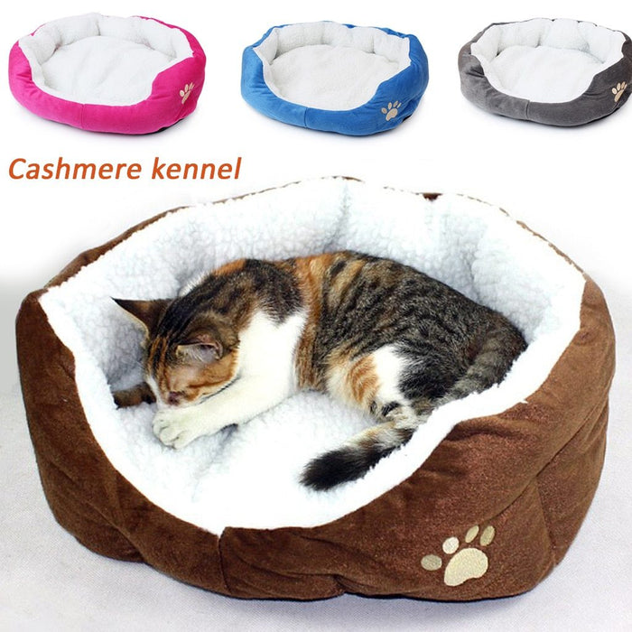 Pet Totality Lambskin Dog & Cat Bed, Assorted Colors
