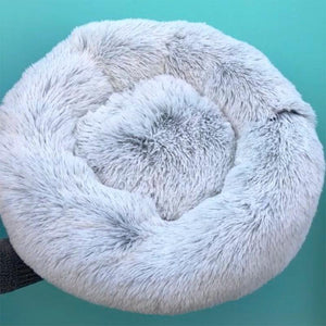 Pet Totality Plush Faux Fur Dog & Cat Bed, Assorted - Pet Totality