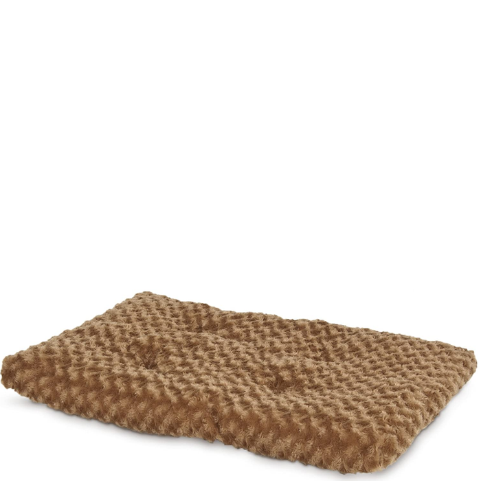 Petmate Plush Kennel Mat Tobacco 20.5X14