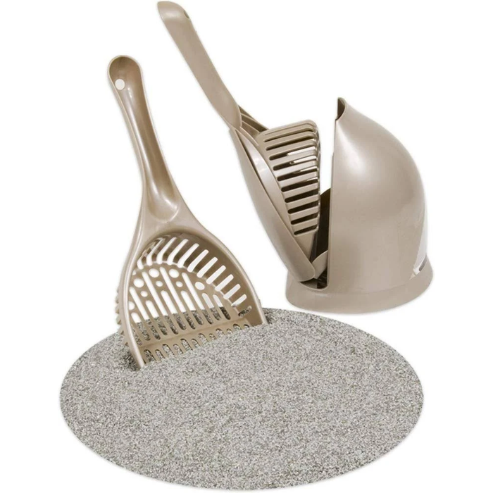 Petmate Scoop N Hide Litter Scoop Titanium