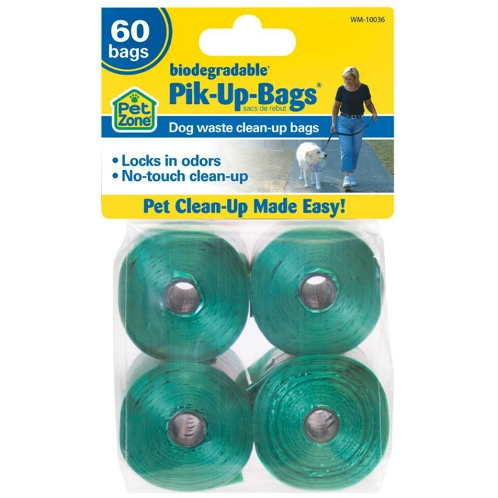 Petzone Waste Management Biodegradable Pik-Up Bags 60Pc