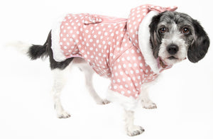 Polka-Dot Couture-Bow Pet Hoodie Sweater - Pet Totality