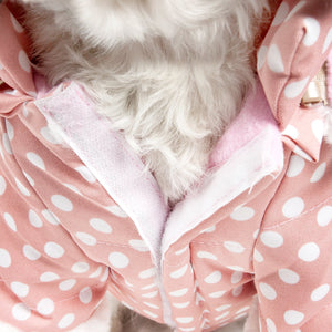 Polka-Dot Couture-Bow Pet Hoodie Sweater - Pet Totality