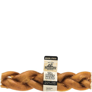 Redbarn Odor Free Braided Bully Stick 20Ea/7In - Pet Totality