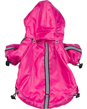 Reflecta-Sport Adjustable Reflective Weather-Proof Pet Rainbreaker Jacket - Pet Totality
