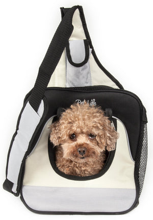 Single Strap Over-The-Shoulder Navigation Hands Free Backpack and Front pack Pet Carrier - Pet Totality