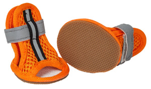 Sporty-Supportive Mesh Pet Sandals Shoes - Set Of 4 - Pet Totality