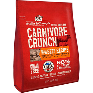 Stella & Chewys Carnivore Crunch - Beef (3.25 Oz.) - Pet Totality