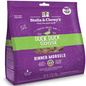 Stella & Chewys Cat Freeze Dried Duck Duck Goose Dinner  3.5 Oz. - Pet Totality