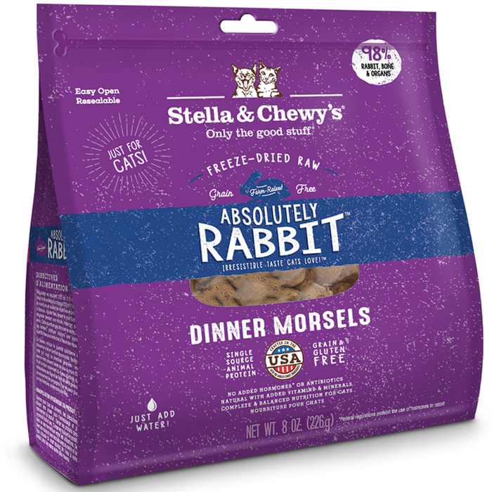 Stella & Chewy'S Cat Freeze-Dried Rabbit Dinner 8Oz