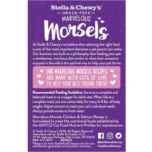 Stella & Chewys Cat Marvelous Morsels Chicken & Salmon 5.5Oz - Pet Totality