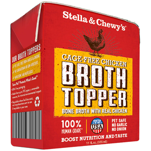 Stella & Chewy'S Dog Broth Topper Chicken 11Oz - Pet Totality