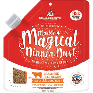 Stella & Chewys Dog Freeze-Dried Maries Magical Dinner Dust Beef 7Oz - Pet Totality