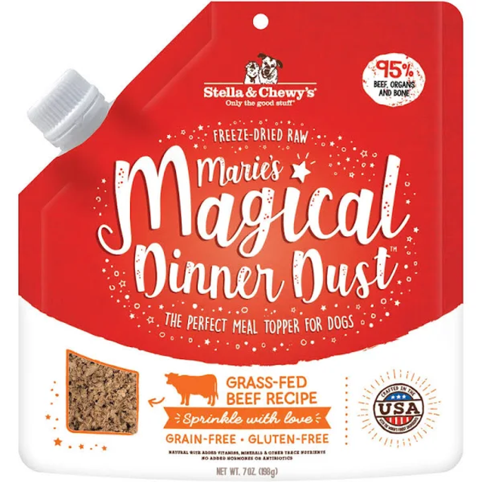 Stella & Chewys Dog Freeze-Dried Maries Magical Dinner Dust Beef 7Oz